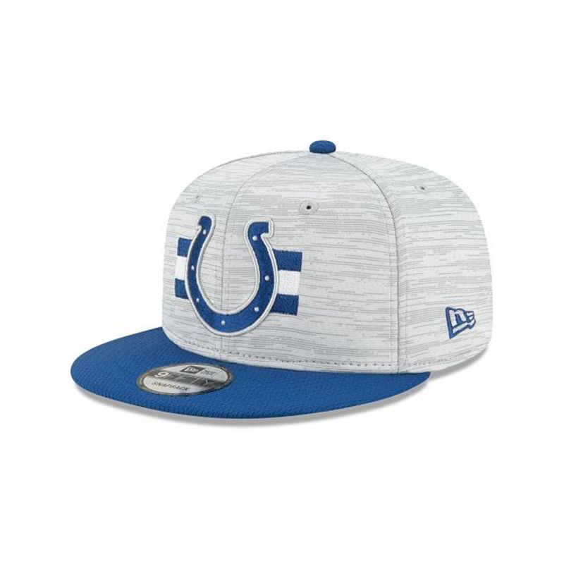 NFL Indianapolis Colts Official Training 9Fifty Snapback (GZJ9461) - Blue New Era Caps